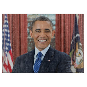 Tabla De Cortar Retrato de oficina oval, Obama Barack Presidente d