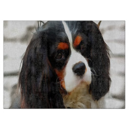 Tabla De Cortar Retrato De Un Rey Charles Cavalier Spaniel