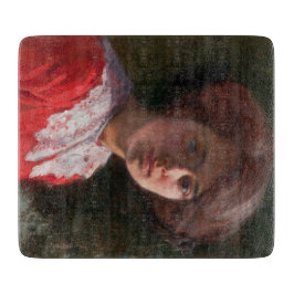 Tabla De Cortar Retrato de una dama (por Elin Danielson-Gambogi)