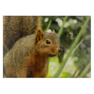 Tabla De Cortar Retrato de una fotografía animal de la naturaleza 