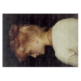 Tabla De Cortar Retrato femenino desde atrás (de Frederic Leighton