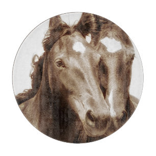 Tabla De Cortar Retrato III del caballo