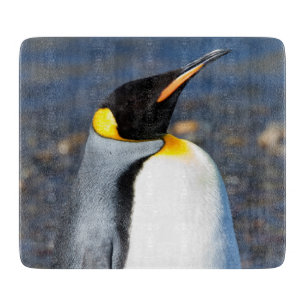 Tabla De Cortar Retrato pingüino