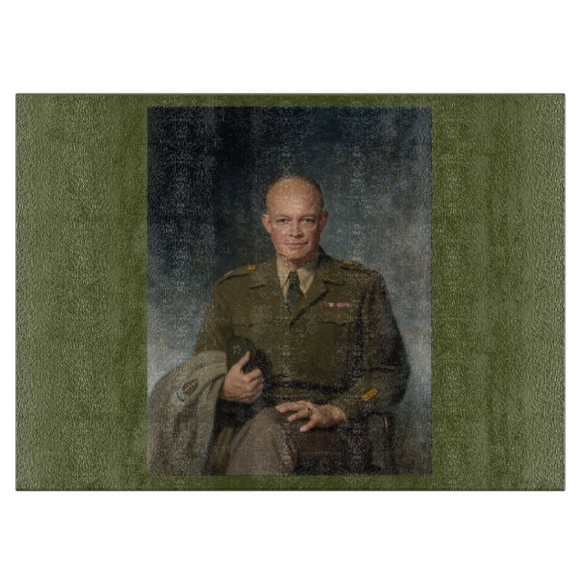 Tabla De Cortar Retrato pintado de cinco estrellas del general Dwi (Anverso)