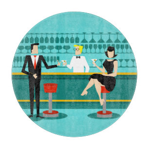 Tabla De Cortar Retro Cocktail Lounge Cutting Board