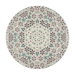Tabla De Cortar Retro, floral