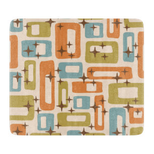 Tabla De Cortar Retro Mid Century Moderno