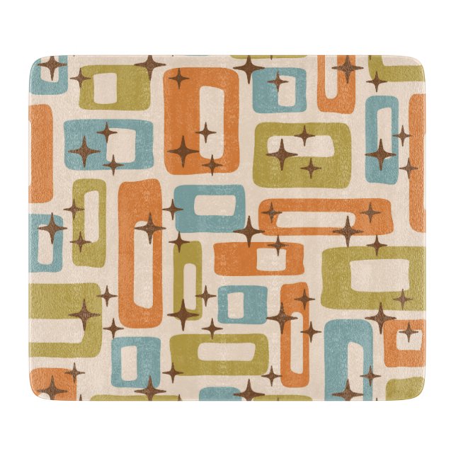 Tabla De Cortar Retro Mid Century Moderno (Anverso)