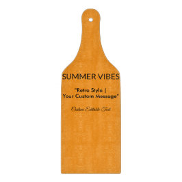 Tabla De Cortar Retro Orange Texture – Summer Vibes Art