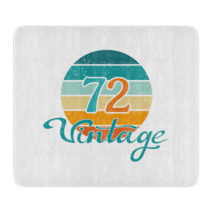 Tabla De Cortar Retro Sunset 72 Vintage Distressed