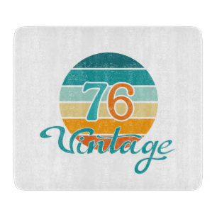 Tabla De Cortar Retro Sunset 76 Vintage Distressed