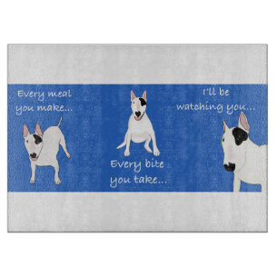 Tabla De Cortar Rex El Terrier De La Televisión Viendo A La Tablet