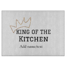 Rey de la cocina cocinero añadir nombre corona ha