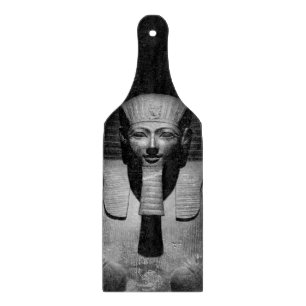 Tabla De Cortar Rey faraón blanco y negro