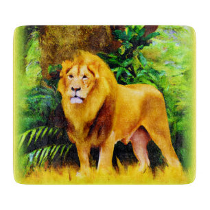Tabla De Cortar Rey León En La Selva. ¡Hazte con una en Zazzle