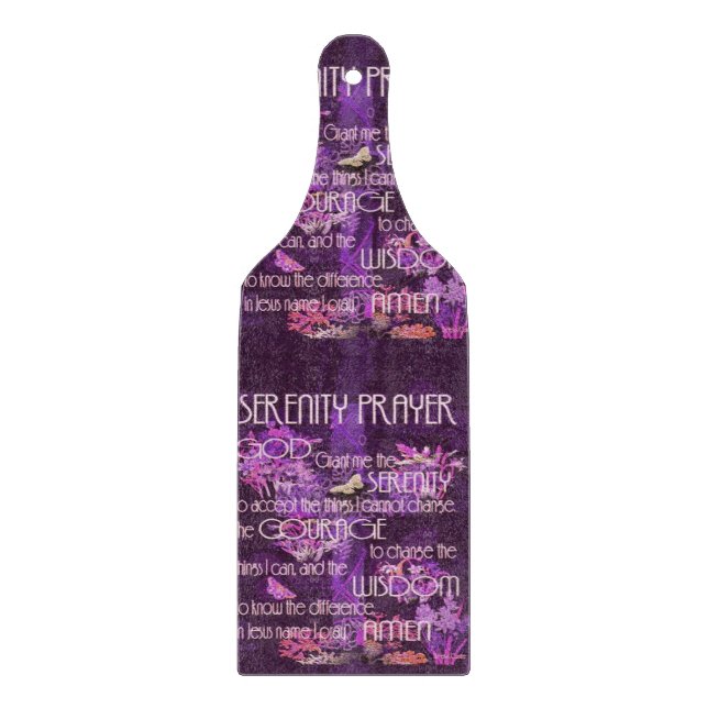 Tabla De Cortar Rezo de la serenidad (Anverso)