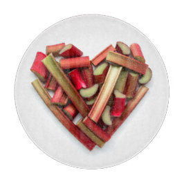 Tabla De Cortar Rhubarb Heart