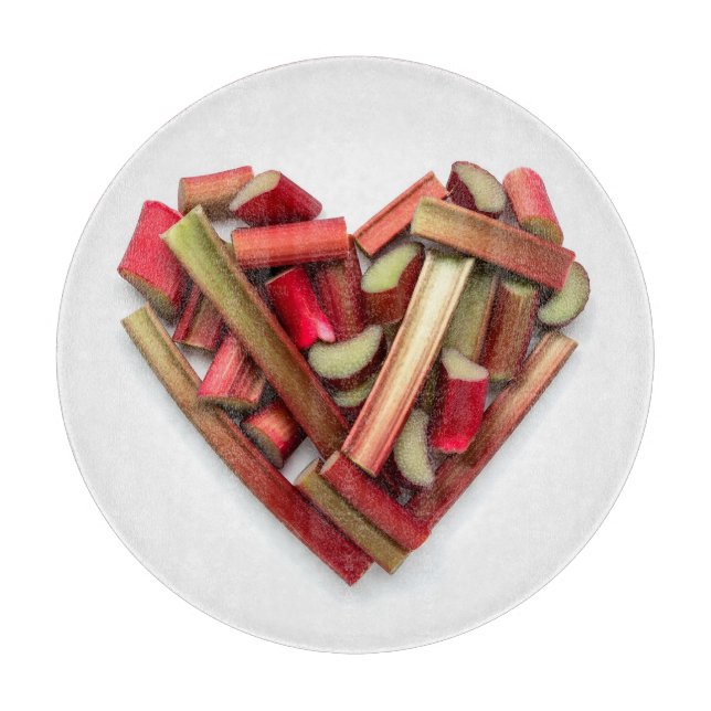 Tabla De Cortar Rhubarb Heart (Anverso)