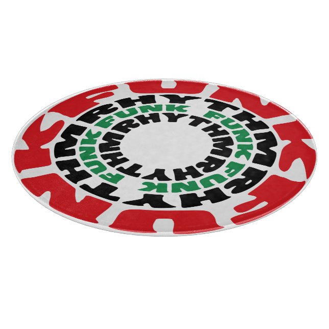 Tabla De Cortar Ritmo Funk Funk Rhythm (Borde)