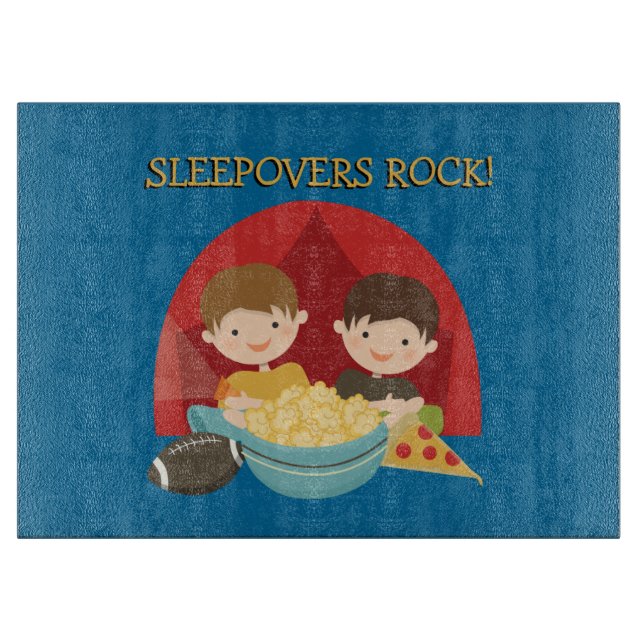 Tabla De Cortar Roca de los Sleepovers (Anverso)