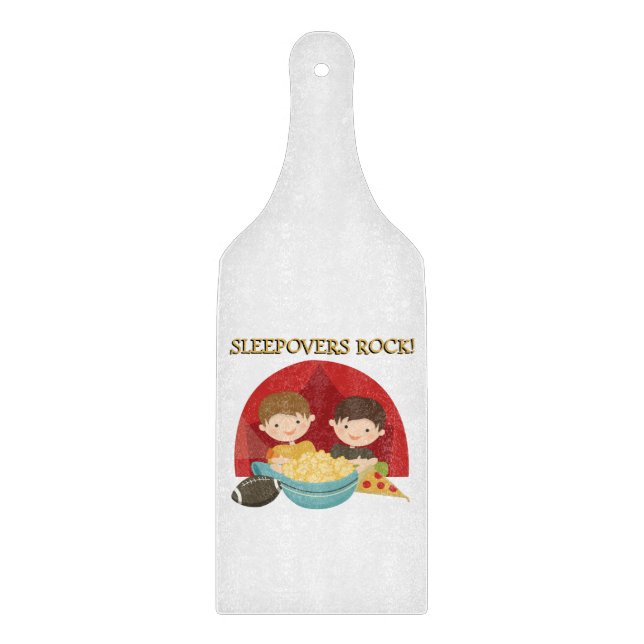 Tabla De Cortar Roca de los Sleepovers (Anverso)