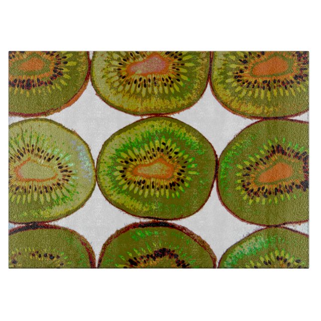 Tabla De Cortar Rodajas de kiwi (Anverso)