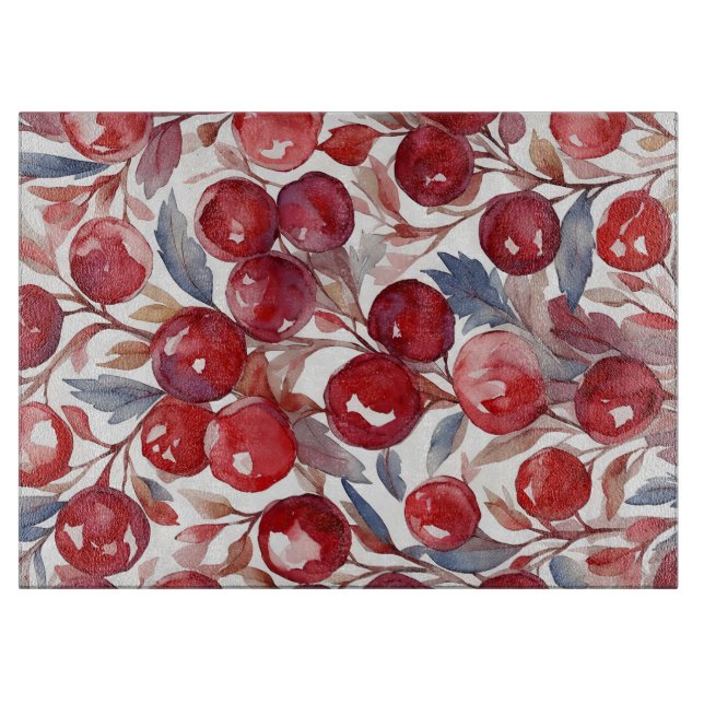 Tabla De Cortar Rojo carmesí (Anverso)