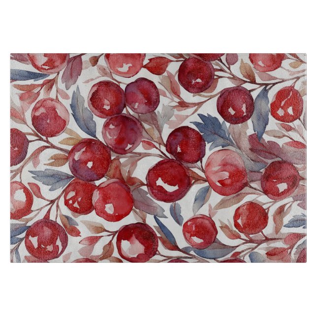 Tabla De Cortar Rojo carmesí (Anverso)