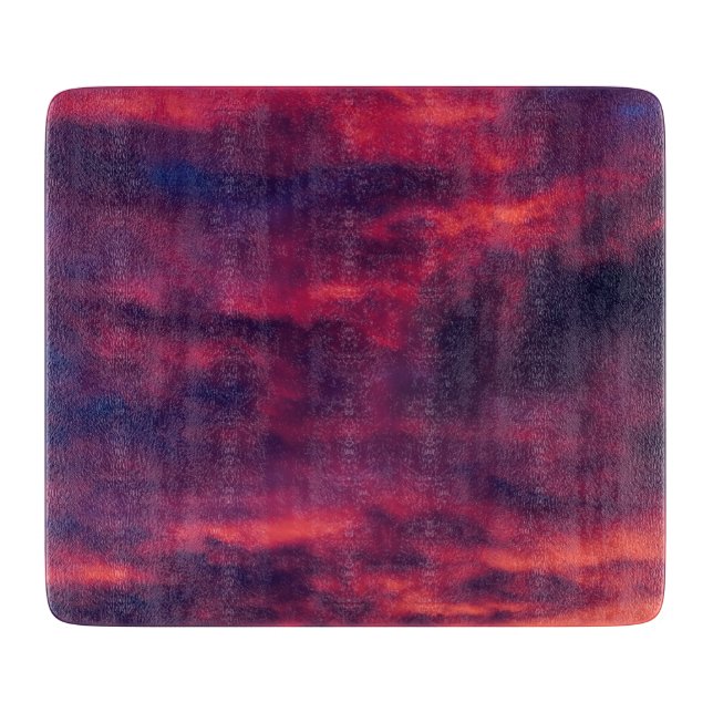 Tabla De Cortar rojo de agosto (Anverso)