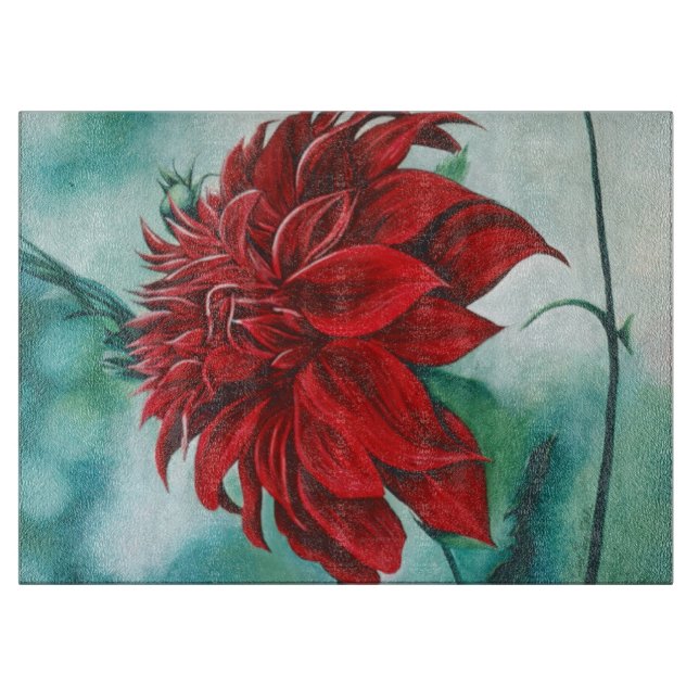 Tabla De Cortar Rojo en furia (Anverso)