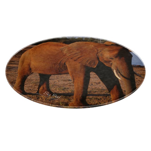 Tabla De Cortar Rojo grande (Borde)