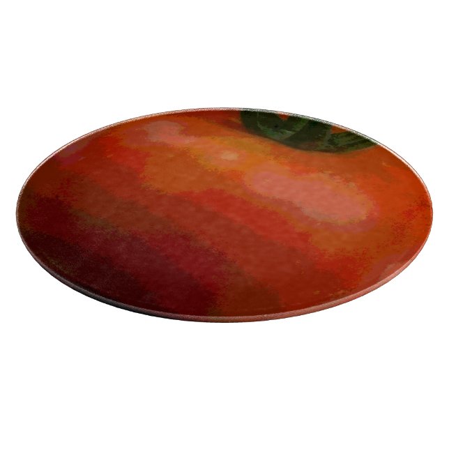 Tabla De Cortar Rojo tomate (Borde)