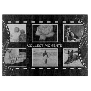 Tabla De Cortar Rollo de Película en Blanco y Negro Personalizado 