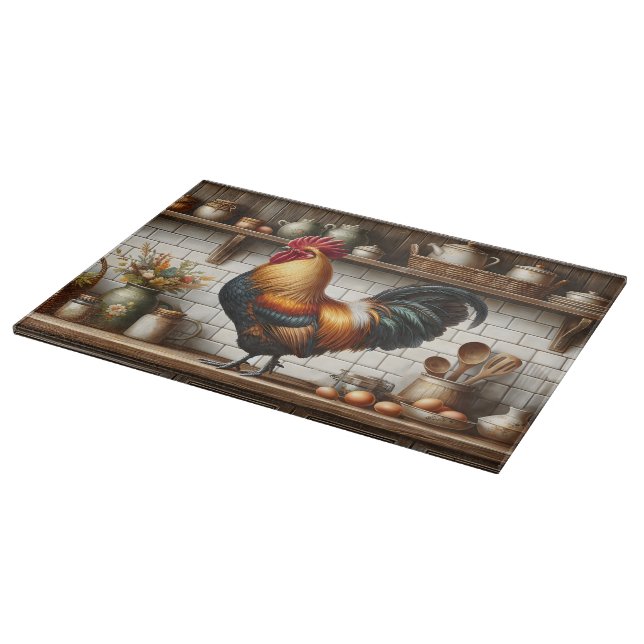 Tabla De Cortar Rooster (Borde)