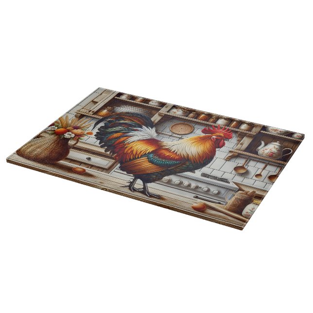Tabla De Cortar Rooster (Borde)