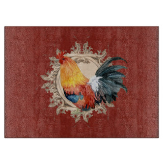 Tabla De Cortar Rooster Cottagecore Farmhouse Country Rustic Barn