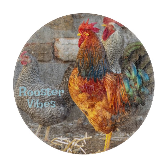 Tabla De Cortar Rooster Vibes Farm Life (Anverso)