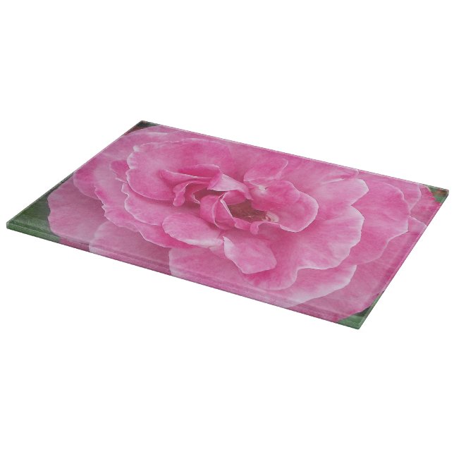 Tabla De Cortar Rosa de jardín rosado (Borde)
