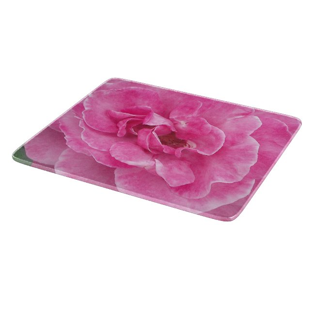 Tabla De Cortar Rosa de jardín rosado (Borde)