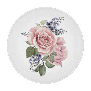 Tabla De Cortar Rosa de país