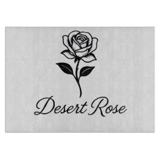 Tabla De Cortar Rosa del Desierto