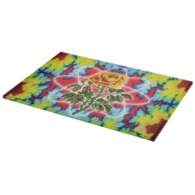 Tabla De Cortar Rosa Radical Radical (Borde)