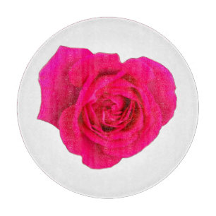 Tabla De Cortar Rosa Rosa #4