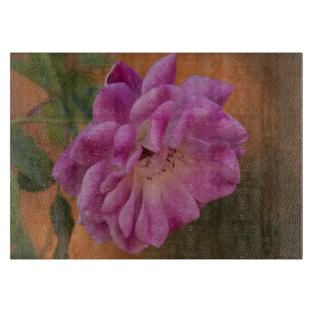 Tabla De Cortar Rosa rosa polvoriento (Anverso)