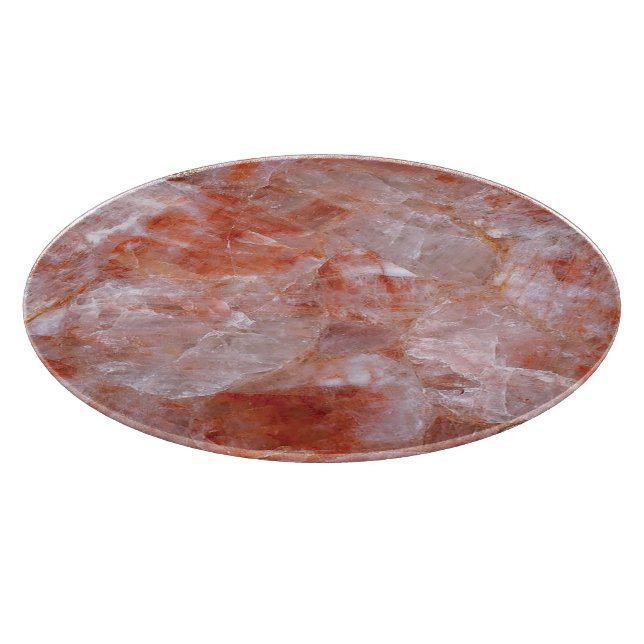 Tabla De Cortar Rosa Rosa Quartz (Borde)