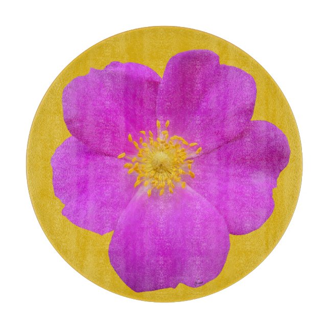 Tabla De Cortar Rosa salvaje 2 (Anverso)