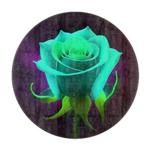 Tabla De Cortar Rosa Verde Neón