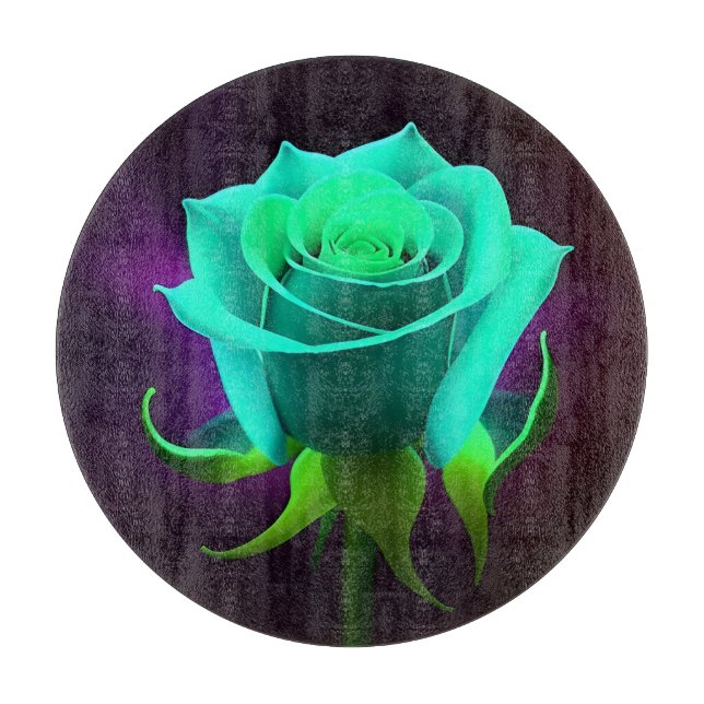 Tabla De Cortar Rosa Verde Neón (Anverso)