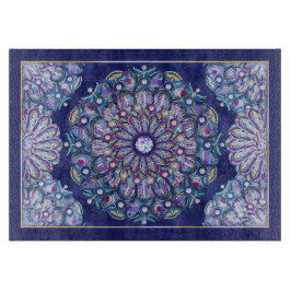 Tabla De Cortar Rosario azul