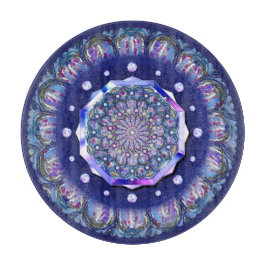 Tabla De Cortar Rosario azul